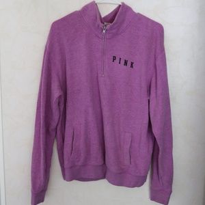 PINK Quarter-Zip Sweatshirt